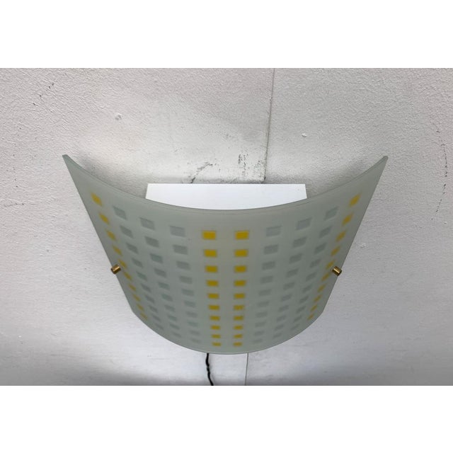 Vintage Postmodern Glass Wall Lamps from DIY Light, 1980s, Set of 2 For Sale - Image 10 of 18