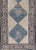 Vintage Persian Hamadan Distressed Runner With Medallion Design in Navy Blue Keivan Woven Arts For Sale - Image 9 of 11