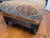 Hancock & Moore 2004 Hancock & Moore Kilim & Leather Storage Ottoman With Drawers For Sale - Image 4 of 10