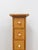 Vintage Pine Six Drawer Narrow Vertical Apothecary Cabinet Storage For Sale - Image 4 of 12