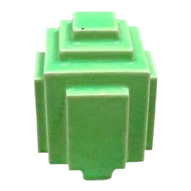 Antique Art Deco Geometric Sculpture For Sale