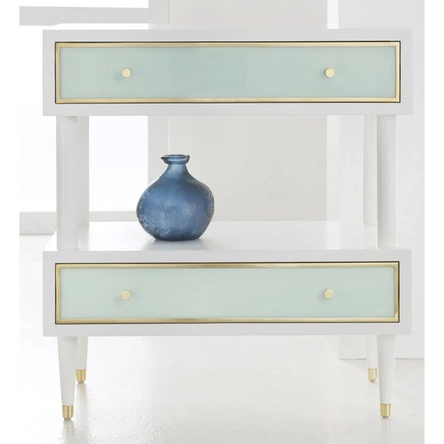 Traditional Somerset Bay Seaglass Two Tier Nightstand For Sale - Image 3 of 3