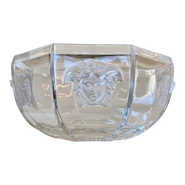 Versace Medusa Lumiere Crystal Bowl by Rosenthal Chairish