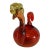 Vintage Mid-Century Modern Blenko Glass 6145 Rooster Vase by Wayne Husted - 1961 For Sale