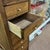 Brown Antique Oak Service Writers Desk Stand File Cabinet Podium For Sale - Image 8 of 8