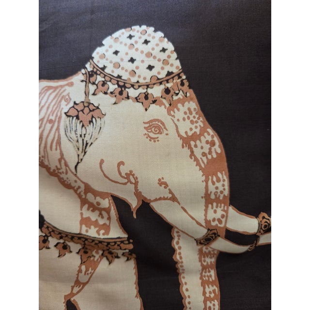 Textile Jim Thompson Silk Elephant Pillows - A Pair For Sale - Image 7 of 9