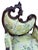 19th Century Carved Rococo Revival Bergere Armchair With Ram's Head Knees, Louis XV For Sale - Image 4 of 17
