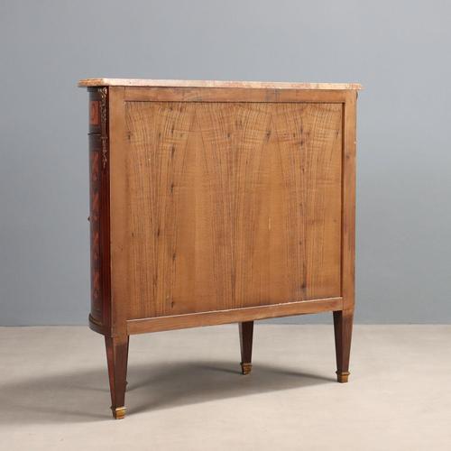 Neoclassical Style Demi-Lune Sideboard For Sale - Image 13 of 14