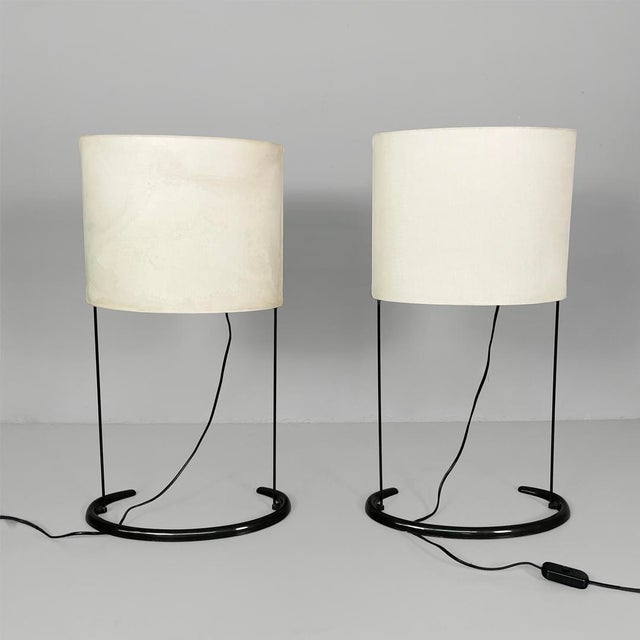 Italian Modern Gala Table Lamps Gala by Paolo Rizzato for Arteluce, 1970s, Set of 2 For Sale - Image 4 of 18