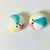Ceramic Mid-Century Coastal Boho Chic Beach Ball Salt & Pepper Shakers - A Pair. For Sale - Image 7 of 12