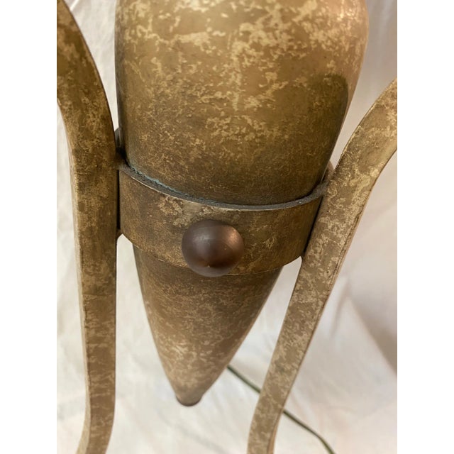 Metal Contemporary Artistic Table Lamp by Art For Sale - Image 7 of 8