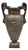19th C Alfred Daubree French Neoclassical Bronze Figural Urn Vase With Lions For Sale
