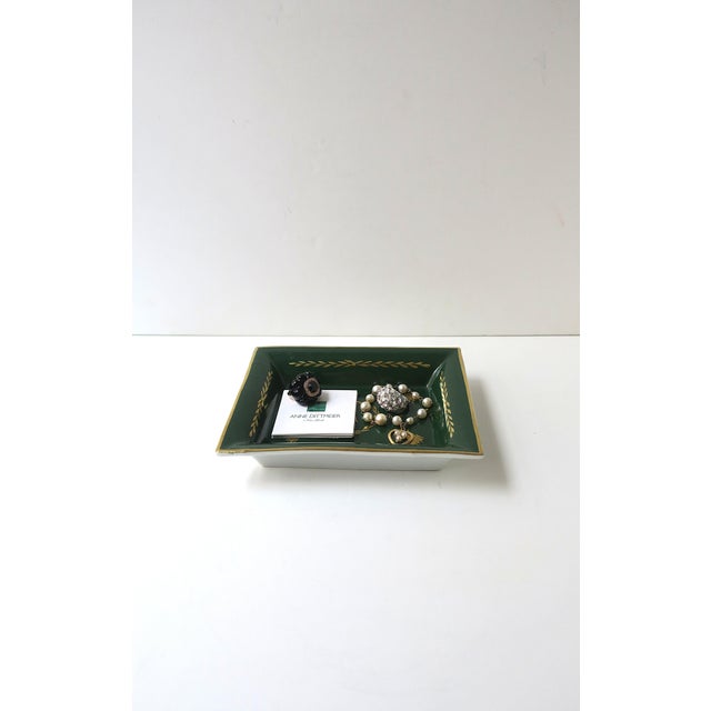Limoges, France French Porcelain Tray Catchall Vide-Poche Jewelry Dish, Mid 20th Century, France For Sale - Image 4 of 10
