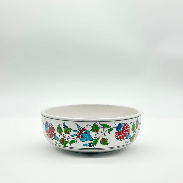 Handmade Ceramic Lidded Trinket Box & Jewelry Bowl – Colorful Floral “Bonbonniere” Style Decorative Container For Sale - Image 6 of 9