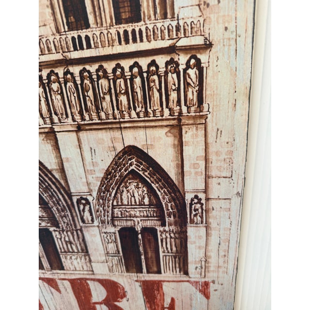 Castellammare Home Accents Notre Dame Wood Panel For Sale - Image 11 of 12