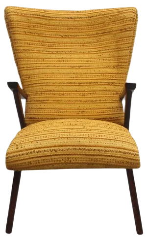 Yellow Ocher Club Chair, 1950s