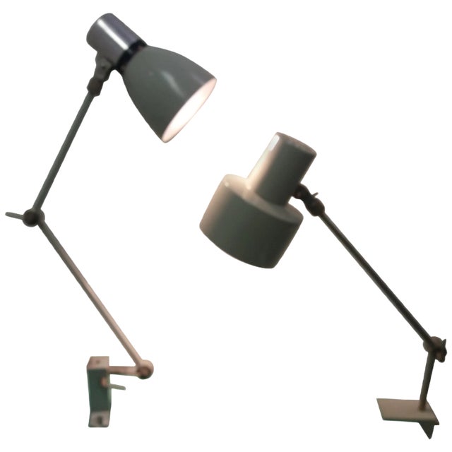 Industrial Adjustable Table Lamp, 1960s For Sale