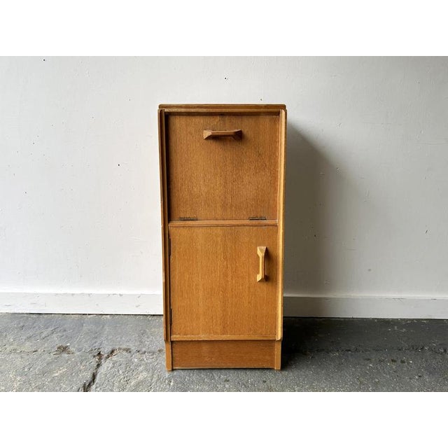 Wood Mid-Century Oak Brandon Bedside Cabinet from G Plan / E Gomme, 1950s-1960s For Sale - Image 7 of 7