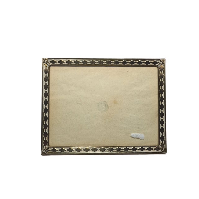 Goldenrod Art Deco Frame, Belgium, 1950s For Sale - Image 8 of 12