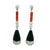 1990s Pair of French Art Deco Revival Platinum Diamond Coral Onyx Drop Earrings For Sale - Image 11 of 12