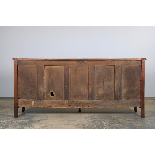 19th Century French Louis XV Style Oak Sideboard Enfilade Buffet For Sale - Image 12 of 12
