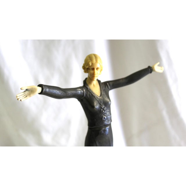 1990s Deco/Modern Figurine Marble base For Sale - Image 10 of 18