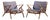 Poul Jensen for Selig Mid Century Walnut Z Lounge Chairs - Pair For Sale
