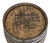 Rustic European Vintage Peaky Blinders Irish Whiskey Oak Stave Barrel For Sale - Image 3 of 12