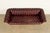Metal Hancock & Moore Style English Oxblood Tufted Leather Chesterfield Sofa | Circa 1980s For Sale - Image 7 of 15