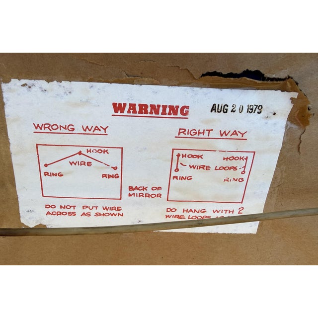 Vintage French Rococo Louis XV Gold Wall Mantle Mirror ~ Bisque Figural Lovers For Sale - Image 10 of 15