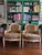 Pair of Vintage Louis XVI Bergere Chairs in Leopard Velvet Excellent sturdy condition. Beautiful gold trim. Chippy paint....