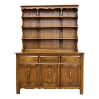 Vintage Sideboard / Hutch by Ercol For Sale