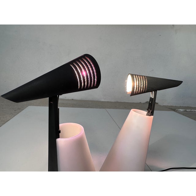 Postmodern Iota Table Lamps by Hikaru Mori for Nemo, Italy, 1990s, Set of 2 For Sale - Image 3 of 18