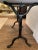 French Marble Top Cafe Table With Iron Base For Sale - Image 12 of 13