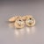 Gold Diamond 14k Yellow Gold Cufflinks Certified, Pair For Sale - Image 8 of 11