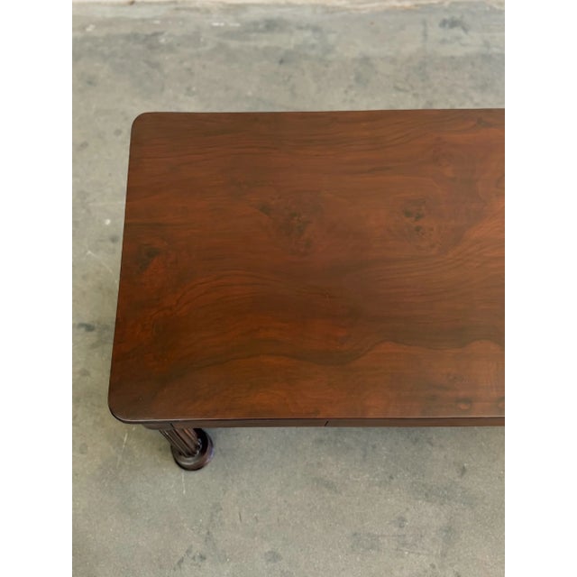 Antique Burl Walnut Desk For Sale - Image 9 of 18