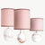 White and Pink Glass Table Lamp from Holmegaard, 1970 For Sale - Image 13 of 15