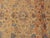 Persian 1890s Tan Khaki Floral Hand Knotted Antique Persian Sultanabad Rug 8'6" X 8'10" Wool Carpet For Sale - Image 3 of 5