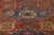 Tribal Hand-Knotted Antique Russian Soumak Rug in Red, Blue, Medallion All Over Pattern For Sale - Image 3 of 6