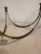 Brass Four Mid-Century Modern Brass and Leather Candelabra For Sale - Image 8 of 12