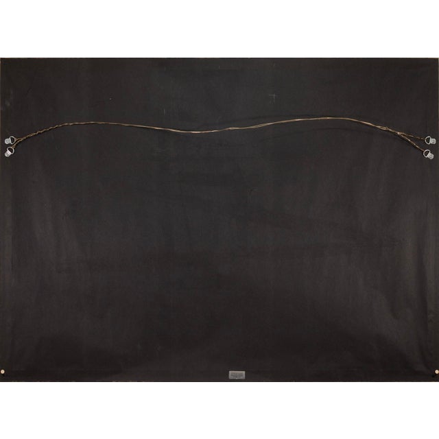 Peter Kitchell Palmathe Panther Abc Signed Contemporary Abstract Watercolor 1988 For Sale - Image 9 of 10