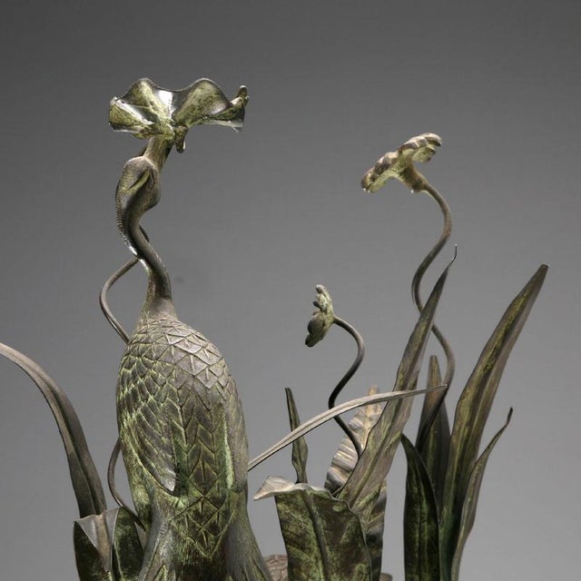 Bronze Patinated Metal Planter For Sale - Image 6 of 11