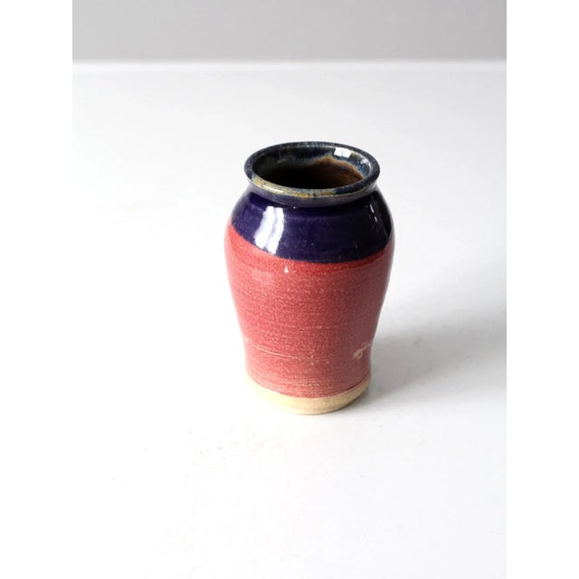 Vintage Studio Pottery Vase For Sale - Image 6 of 9
