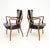 Mid-Century Modern Vintage Carver Armchairs attributed to Andrew Milne, 1950s, Set of 2 For Sale - Image 3 of 11