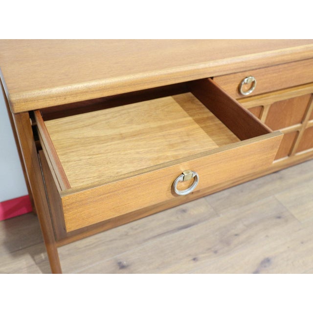 Mid Century Modern Vintage Teak Credenza Sideboard by Nathan Danish Style For Sale - Image 9 of 13