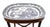 1980s Chinoiserie Platter on Faux Bamboo Stand For Sale - Image 4 of 16