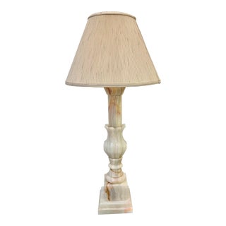 Vintage Marble Table Lamp For Sale