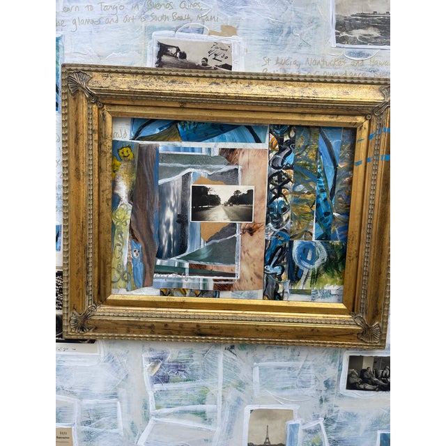 “I Want to Take You on a Ride” Large Original Mixed-Media Collage by Nantucket Artist Cheryl Fudge For Sale - Image 10 of 12