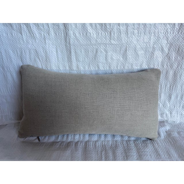 17th Century 17th Century Flemish Tapestry Pillow With Abstract Pattern For Sale - Image 5 of 5