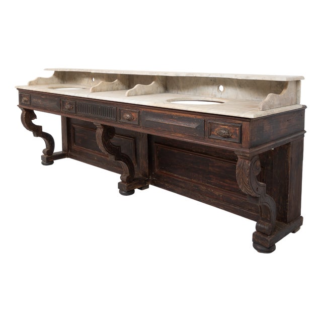 Antique Barber's Cabinet, 1900s For Sale